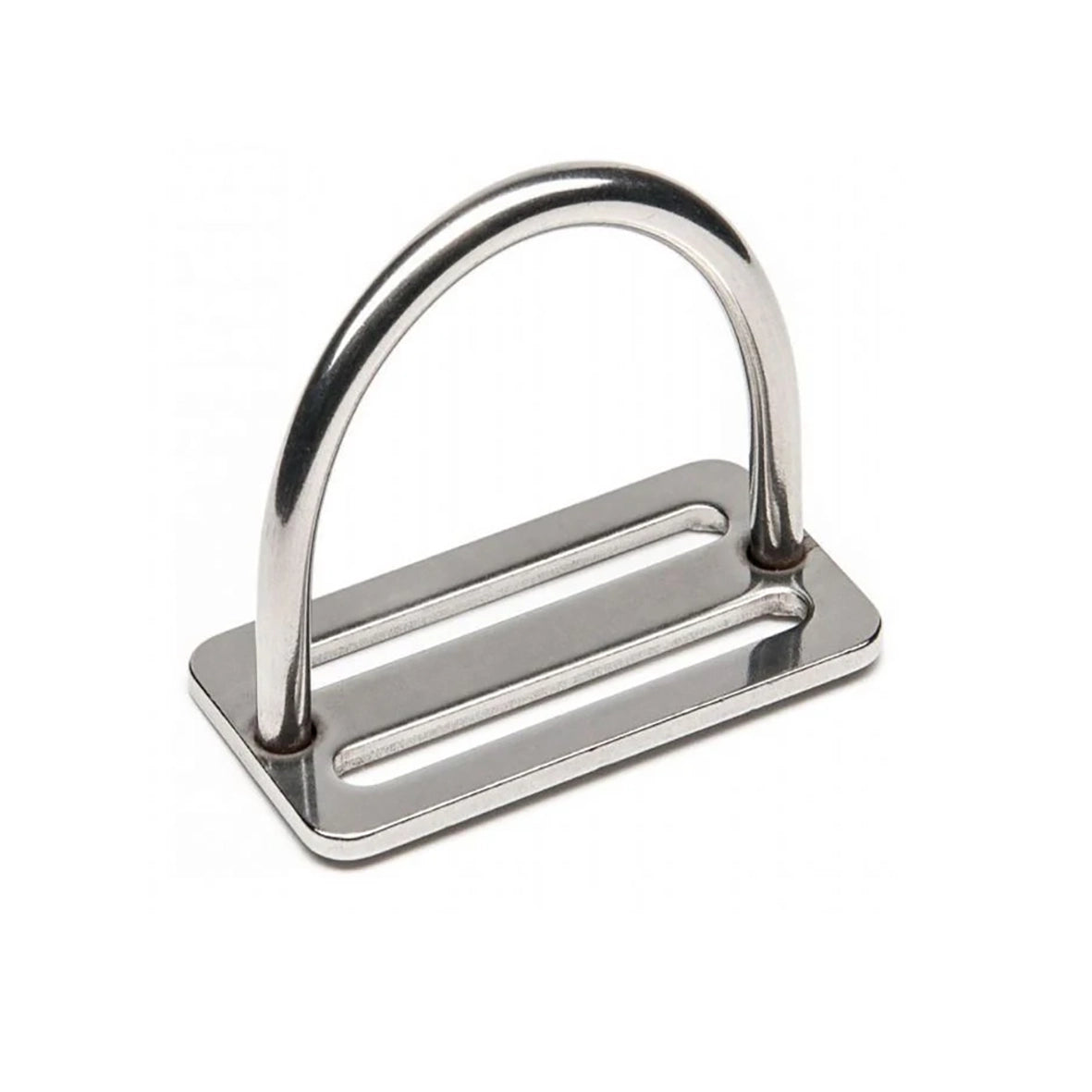 Blystopper - m. D-ring - Rustfrit stål