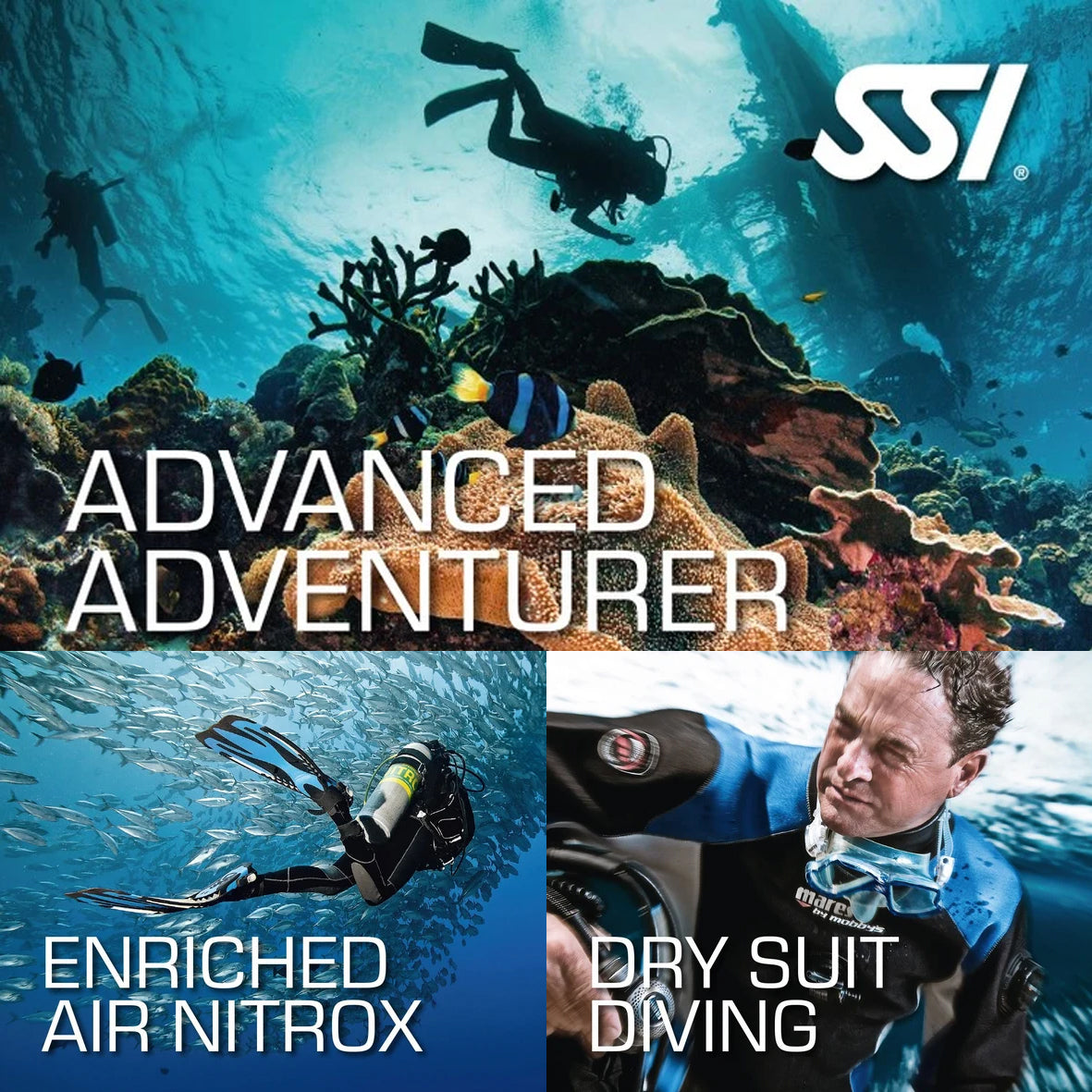 SSI Advance Adventure + Tørdragt + Nitrox Kursus