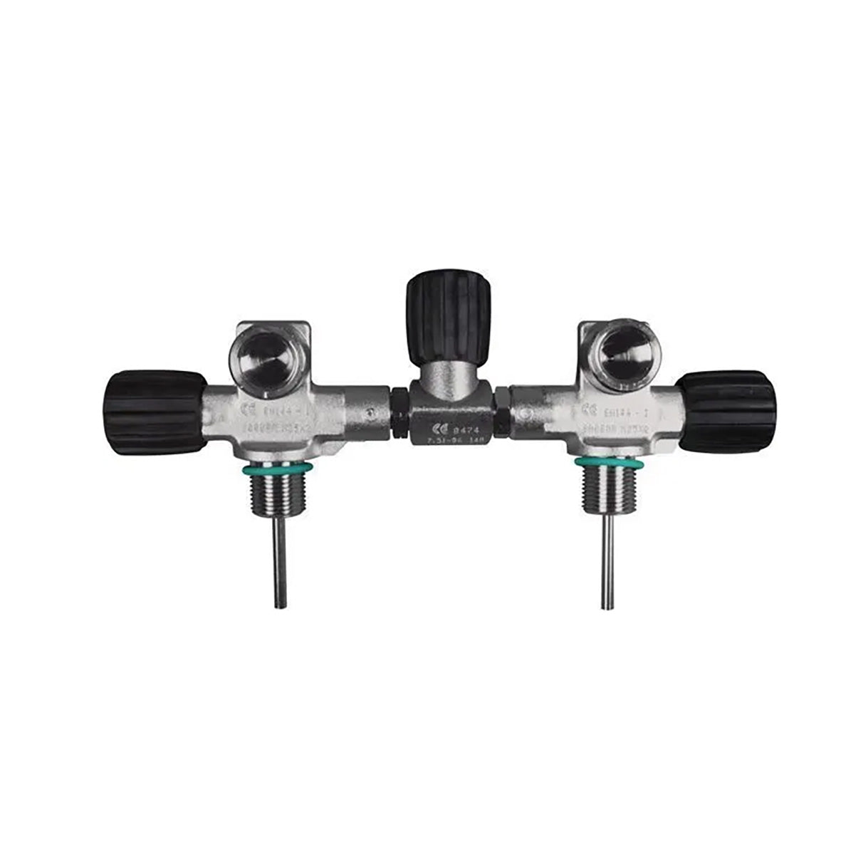 Flaskeventilsæt - 300 bar - Dobbeltsæt med Isolation Manifold
