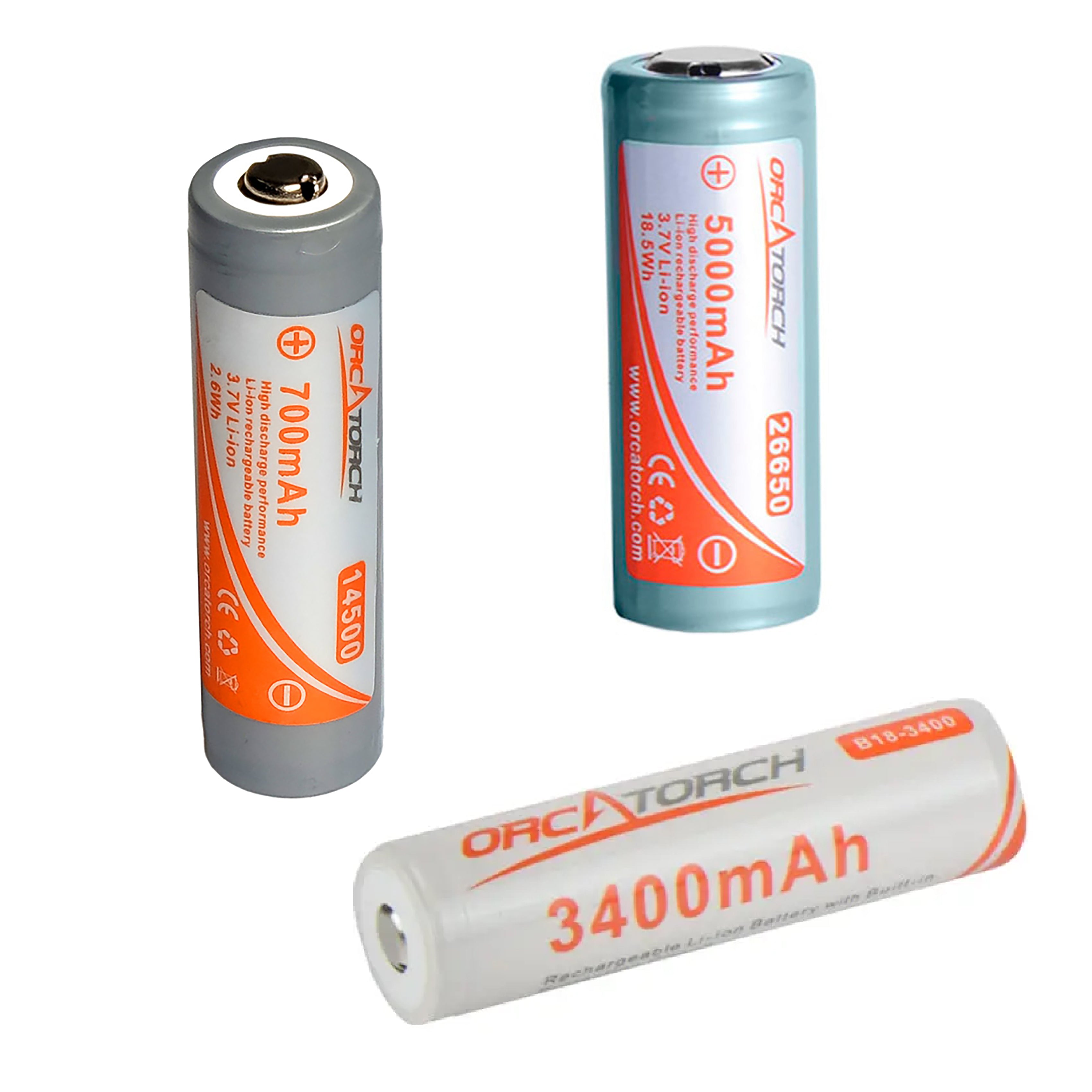 OrcaTorch - Batterier
