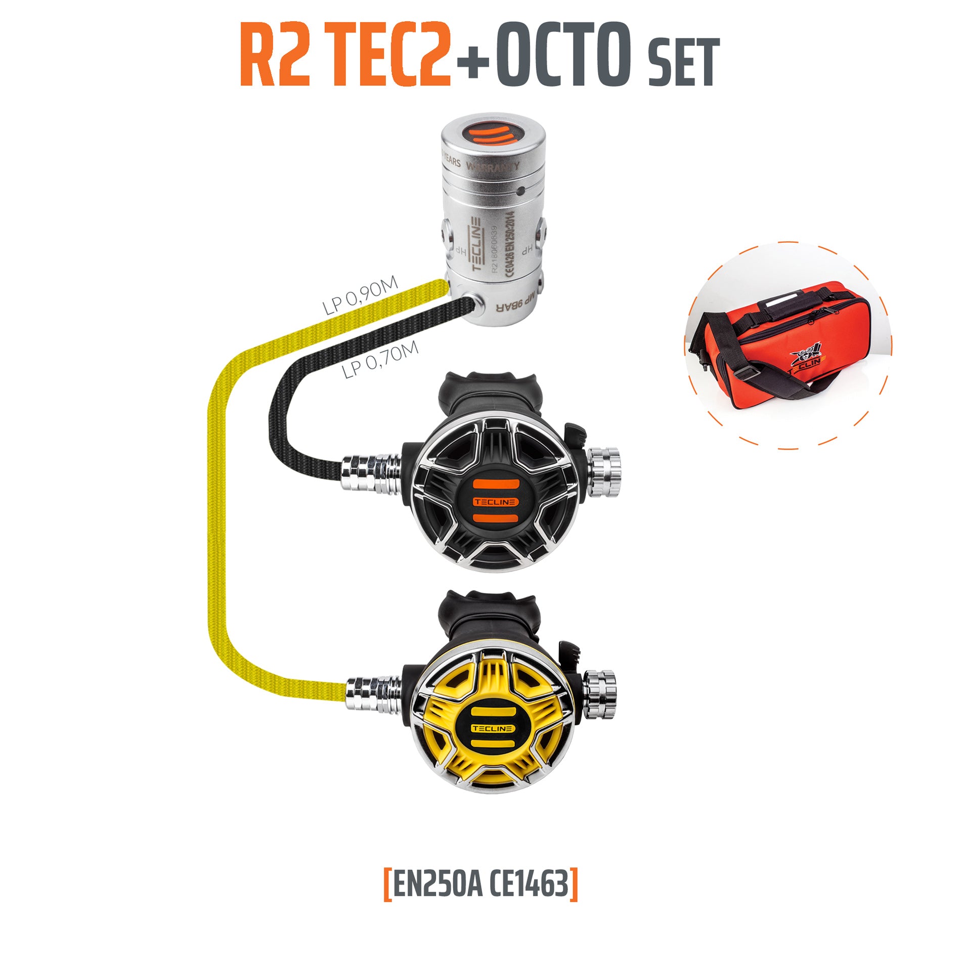Tecline - Regulator sæt - R2 Tec 2