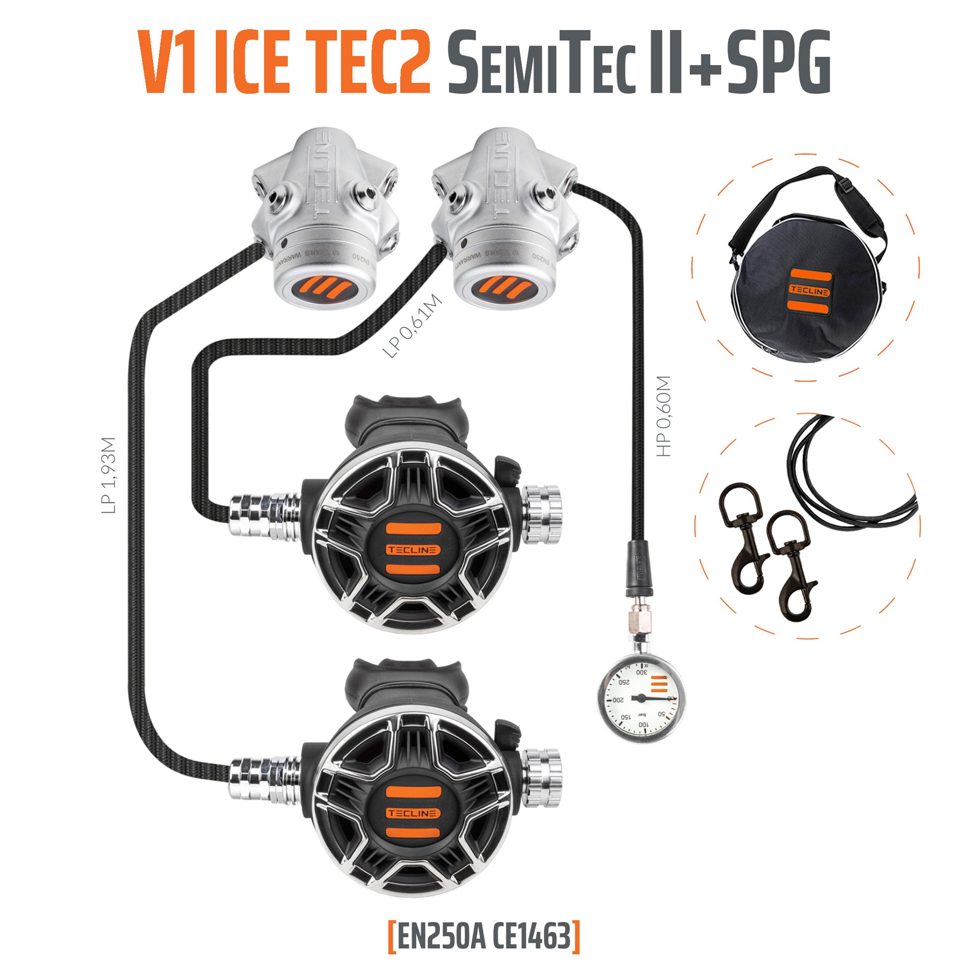 Tecline - Regulator sæt - V1 ICE TEC 2 Semi Tec 2