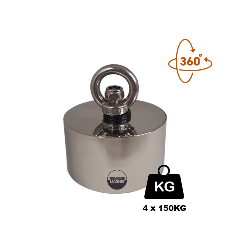 Fiskemagnet 360grader - BRUTALIS 600KG