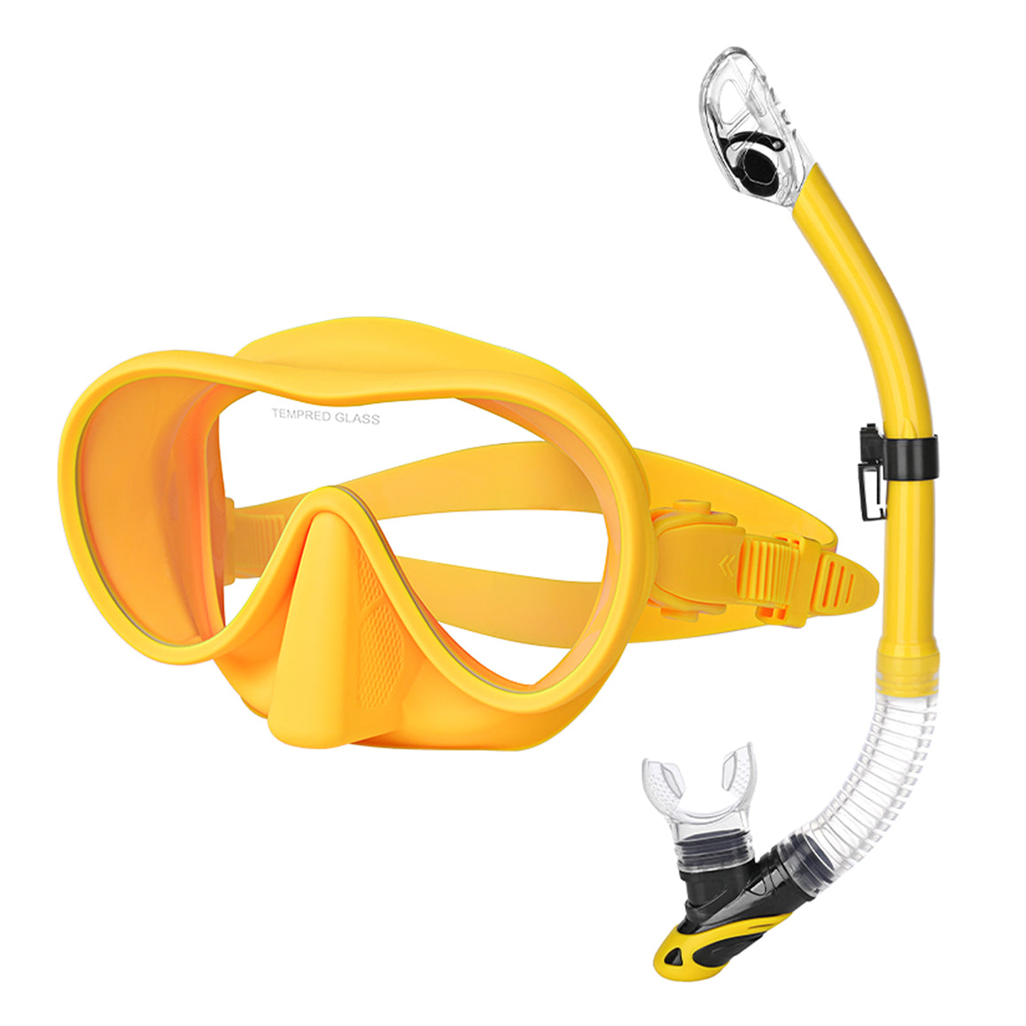 Tecline SV maske + Snorkel sæt - Junior