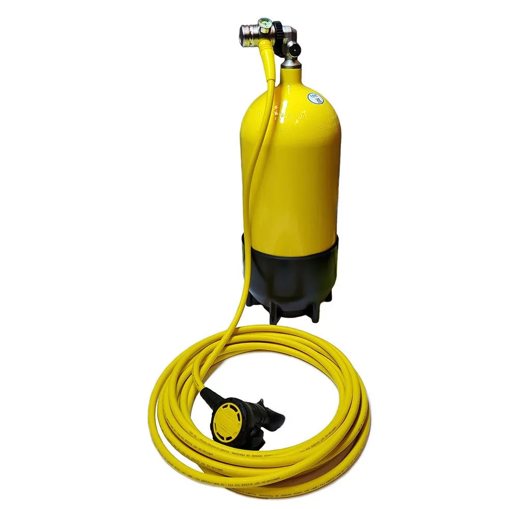 METALSUB - HOOKAH - Regulatorsæt  til båd - m. 10 m slange med 1 trin og regulator