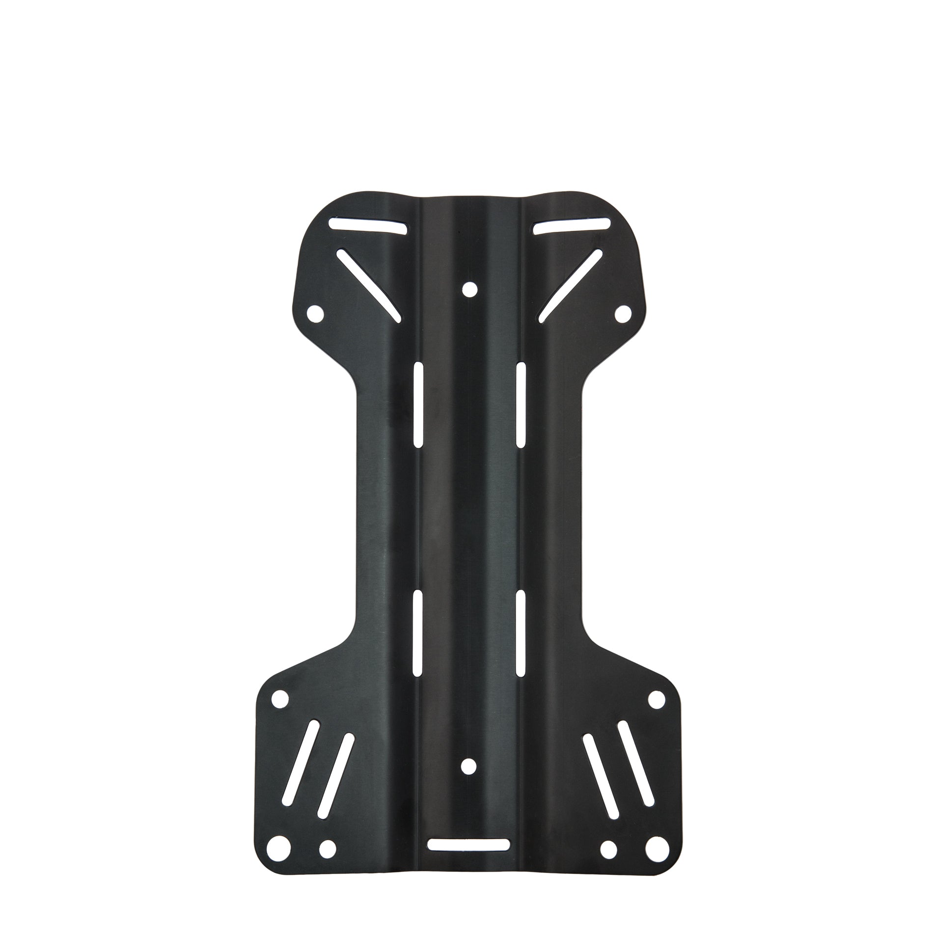 Tecline - Lille Bagplade Aluminium - H Model