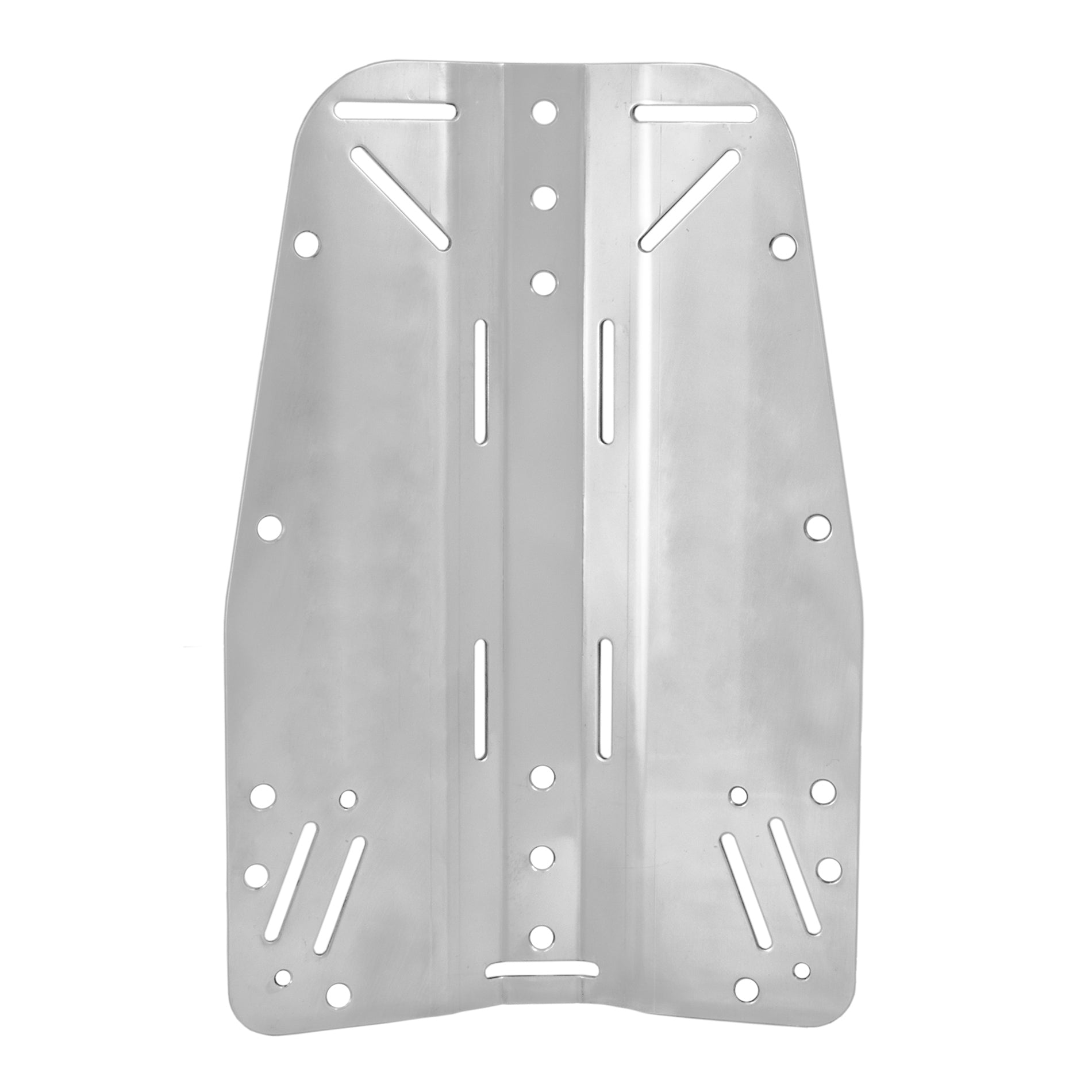 Tecline - Bagplade Rustfri stål 6mm