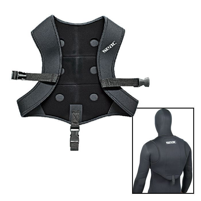Vægtvest Seac Black smooth
