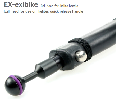 Ball head for Ikelite handle