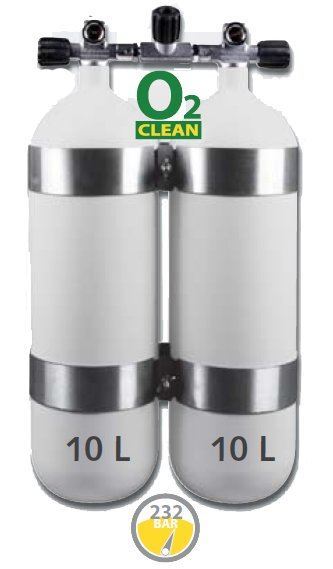Cleaning Nitrox Twin s&aelig;t 100 O₂