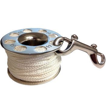 Hollis 45 meter finger reel i rustfri stål